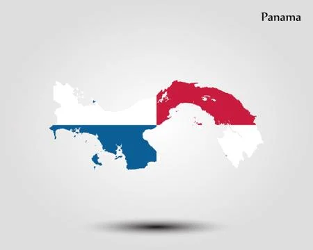 Map of Panama Stock Illustration