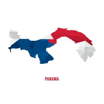 Map of Panama a Vector Illustration Stock-Illustration