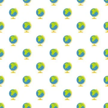 Map pattern seamless Stockillustratie