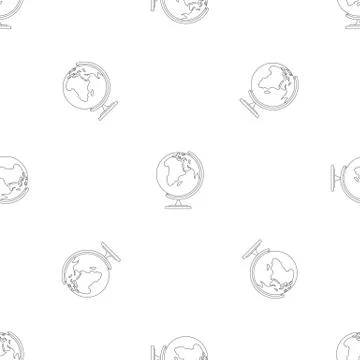 Map pattern seamless vector Illustrazione stock