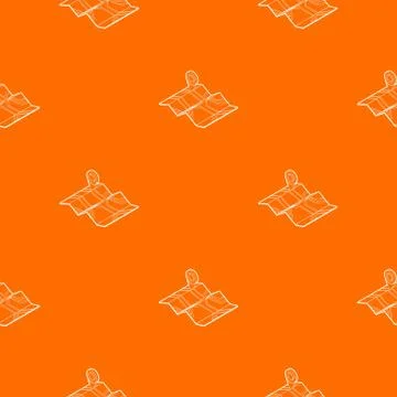 Map pattern vector orange Stock Illustration