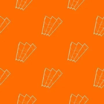 Map pattern vector orange Illustrazione stock