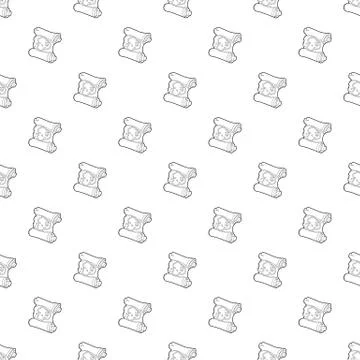 Map pattern vector seamless Stock Illustration