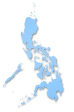 Map of Philippines Stock Illustration