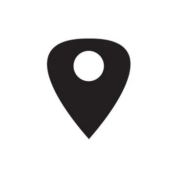 Map pin icon Stock Illustration