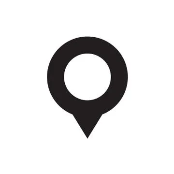 Map pin icon Stock Illustration