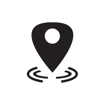 Map pin icon Stock Illustration