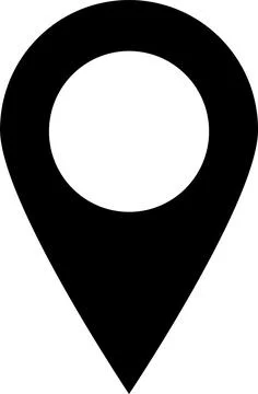 Map pin icon. Location icon. Map marker pointer icon. GPS location symbol Stock Illustration