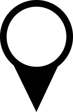 Map pin icon. Location icon. Map marker pointer icon. GPS location symbol Stock Illustration