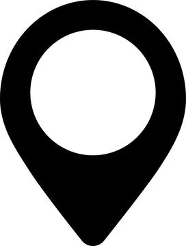 Map pin icon. Location icon. Map marker pointer icon. GPS location symbol Stock Illustration