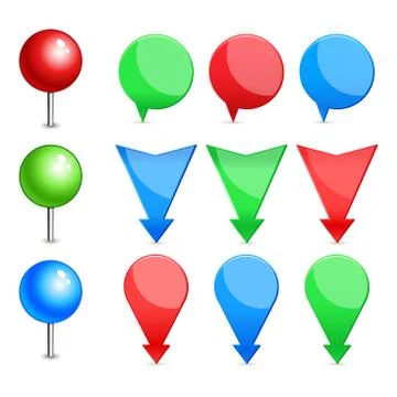 Map pin Stock Illustration