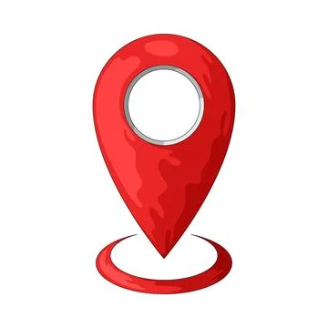 Map pin illustration Stock Illustration