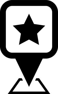 Map pin location icon set. Map markers isolated. Pointer GPS location symbol. Stock Illustration