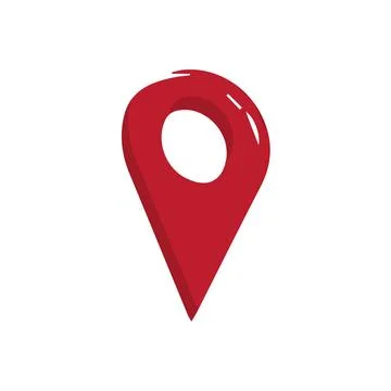Map pin location icons. Modern map markers, Vector illustration. Stock Illustration