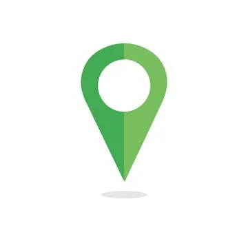 Map pin location icons. Modern map markers, Vector illustration. Stock Illustration