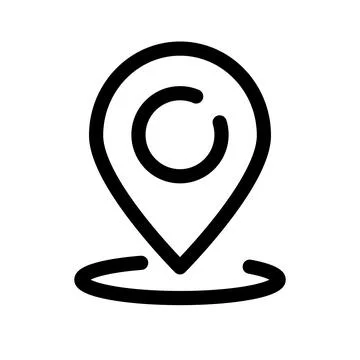 Map pin. Location pin. Vector. Stock Illustration