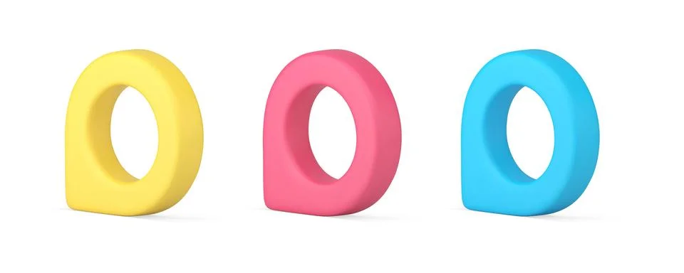 Map pin location pointer GPS global positioning system searching 3d icon se.. Illustrazione stock