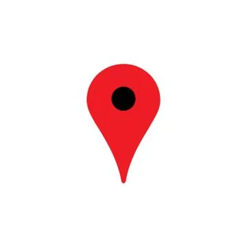 Map pin, location sign pointer Stock Illustration