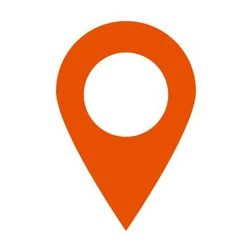Map pin. Map location indicator. Vector. Stock Illustration
