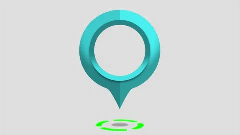 Map Pin Overlay - Map Pointer - Map Mark... | Stock Video | Pond5