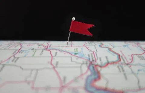 Map pin Stock Photos
