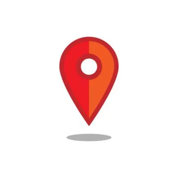 Map pin pointer icon Stock Illustration