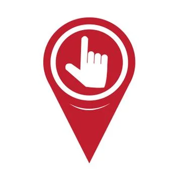 Map Pin Pointer pointer icon Illustrazione stock