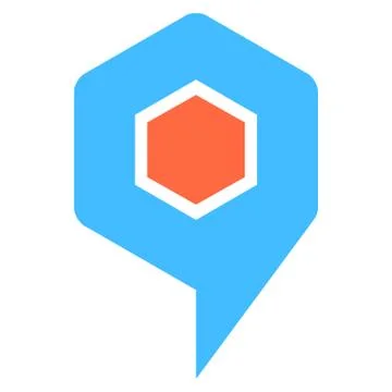Map pin sign location icon marker point button 스톡 일러스트