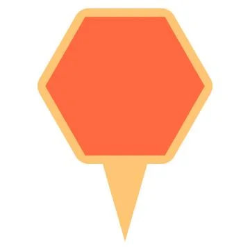 Map pin sign location icon marker point button Illustrazione stock