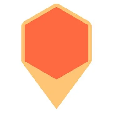 Map pin sign location icon marker point button Illustrazione stock