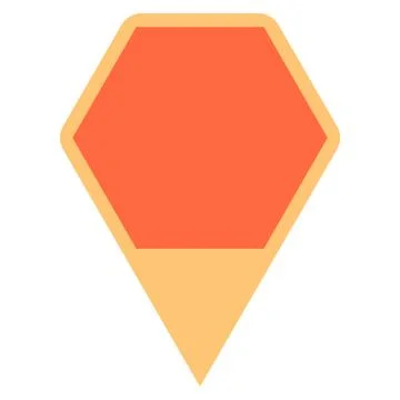 Map pin sign location icon marker point button Illustrazione stock