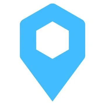 Map pin sign location icon marker point button Stock-Illustration