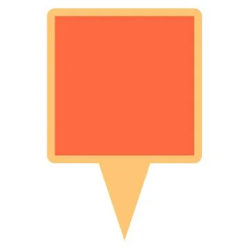Map pin sign location icon marker point button Illustrazione stock