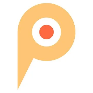 Map pin sign location icon marker point button Illustrazione stock