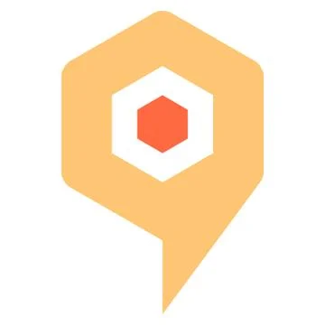 Map pin sign location icon marker point button 스톡 일러스트