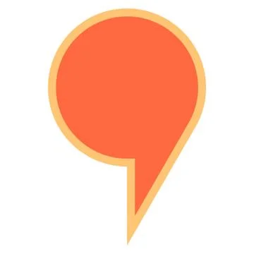 Map pin sign location icon marker point button Stock-Illustration