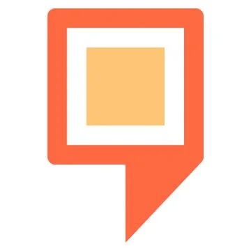 Map pin sign location icon marker point button Stock-Illustration