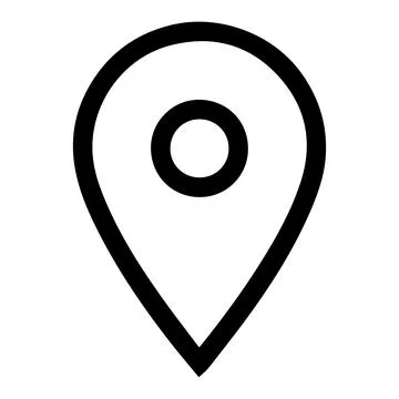 Map Pinpoint Icon, vector icon Illustrazione stock