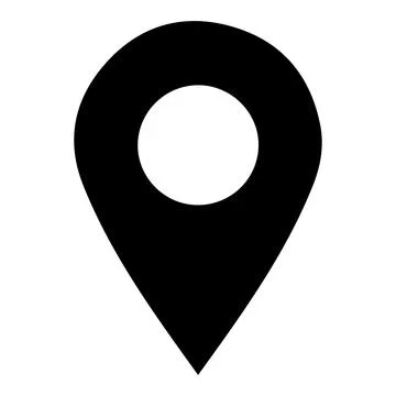 Map Pinpoint Icon, vector icon Illustrazione stock
