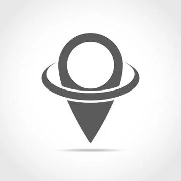 Map point icon. Vector illustration. Stock Illustration