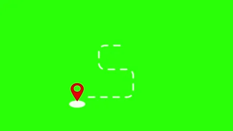 Map point location map animated delivery delivery route travel location a t.. Stock Footage 293226168