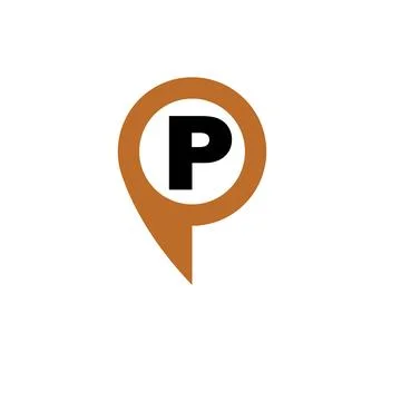 Map point parking Illustrazione stock