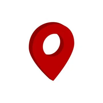 Map pointer 3d vector design template illustration 스톡 일러스트