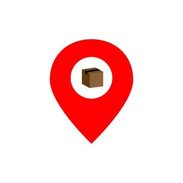 Map pointer cardboard vector design template illustration Stock-Illustration