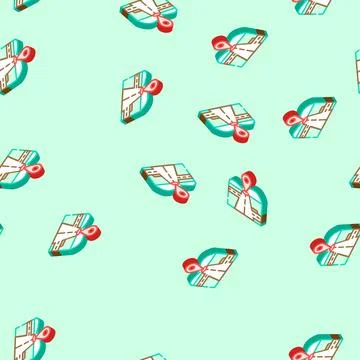 Map pointer courier isometric icon seamless pattern Illustrazione stock