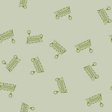 Map pointer delivery glyph vector seamless pattern Stock Illustration