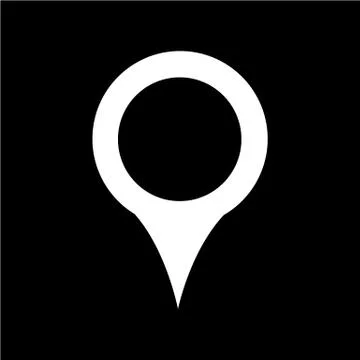 Map pointer gps icon Stockillustratie