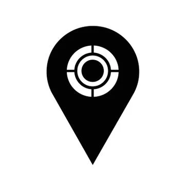 Map pointer gps icon Stock Illustration
