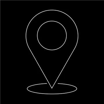 Map pointer gps icon Stock Illustration