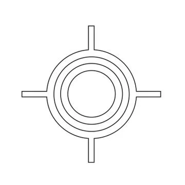 Map pointer gps icon Stock Illustration